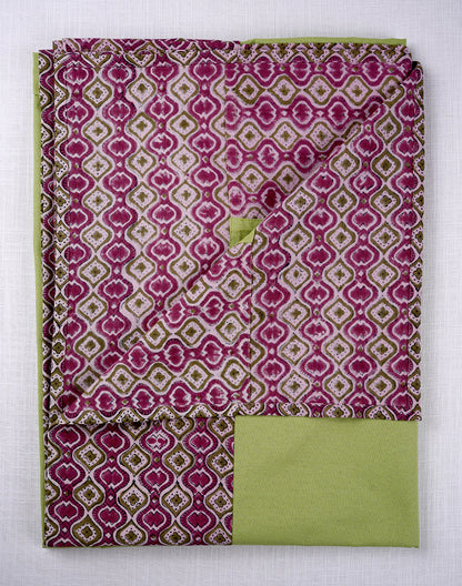 Green Cotton Dining Table Cover