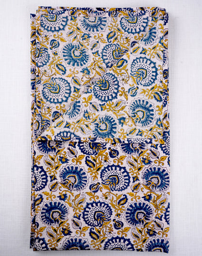 Yellow Ethnic Protective Table Cover