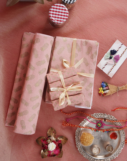 Festive Table Gift Set with Rakhis and Roli Chawal– Rakhi Edition