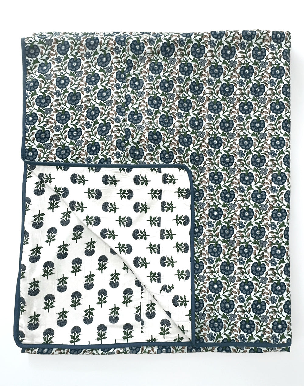 Garden Gala Blue Cotton Dohar
