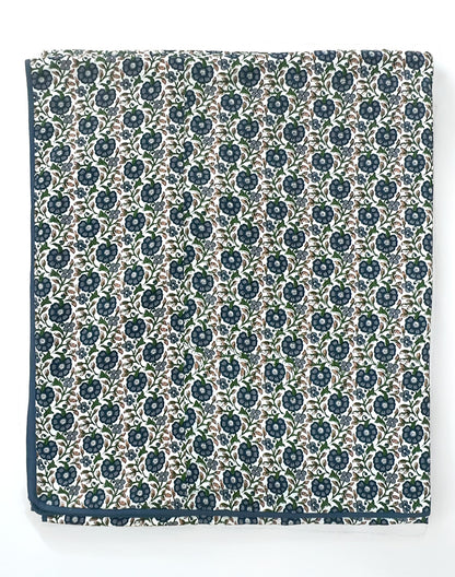 Garden Gala Blue Cotton Dohar