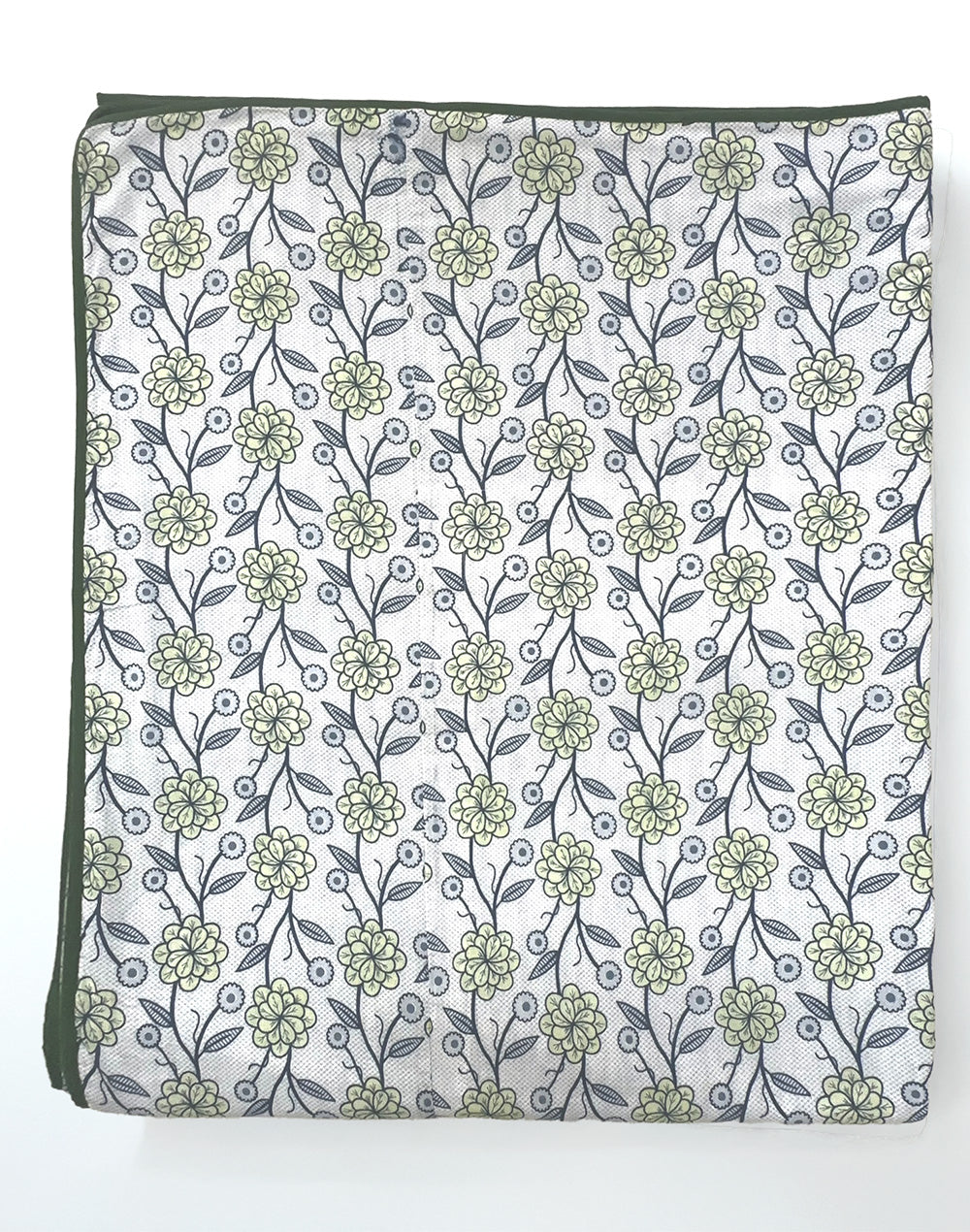 Elegant Blooms Grey Cotton Dohar Single Piece