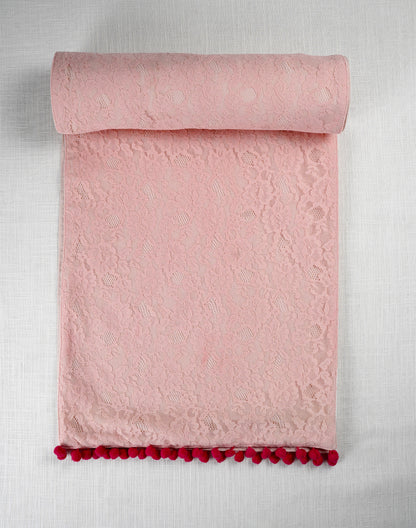 Pink Decorative Center Table Runner