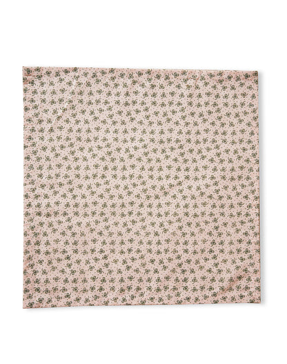 Set Of 6 - 12 " Voilet Floral Soft Cotton Napkin
