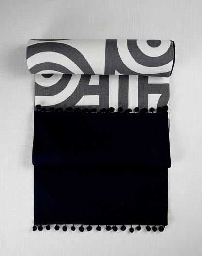 Abstract Statement Cotton Table Runner