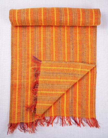 Shades Of Orange Cotton Table Runner