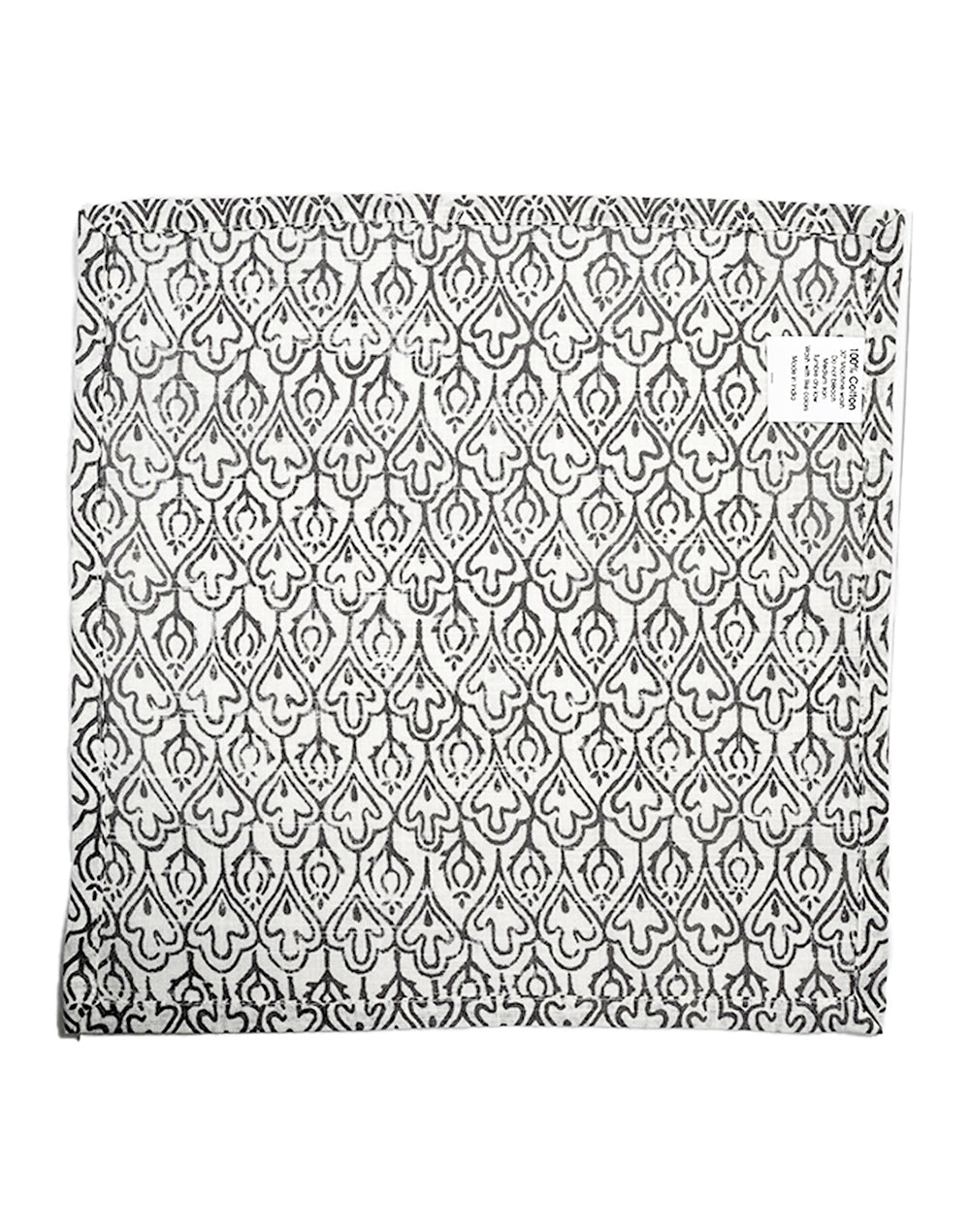 Set Of 6 - 12" Cotton Printed Cocktail Napkin