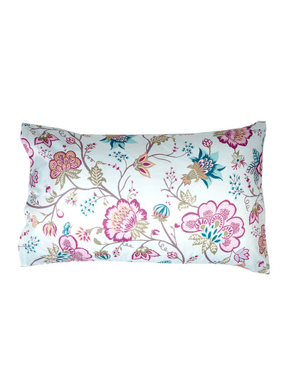 Multicolor Floral Bedsheet Set with Pillow Cover