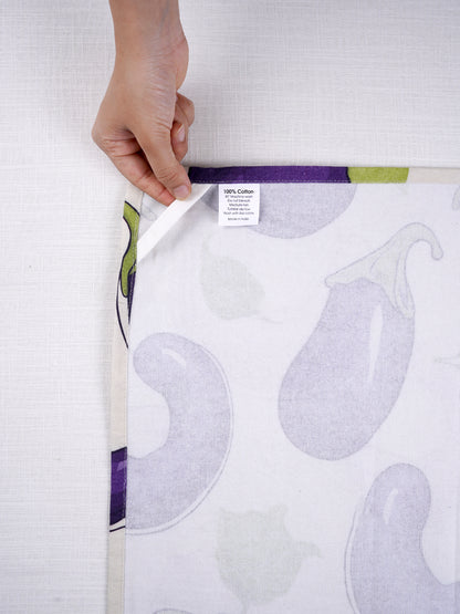 Set of 3 - Bringal Print Cotton Kitchen Towel/ Tea Towel