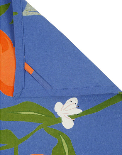 Set of 4 - Blue Cotton Reusable Kitchen Towel