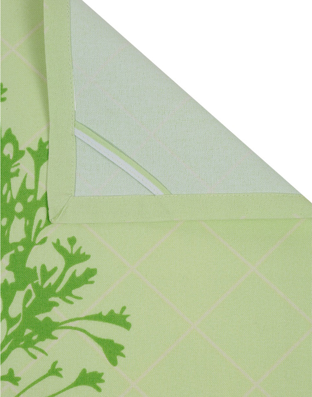 Set of 4 - Green Vegetable Cotton Kitchen Towel/ Dish Towel