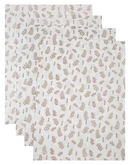 Set of 4 - Cotton Kitchen Dish Towels