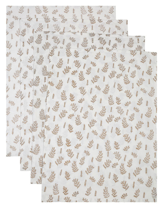 Set of 4 - Cotton Kitchen Dish Towels