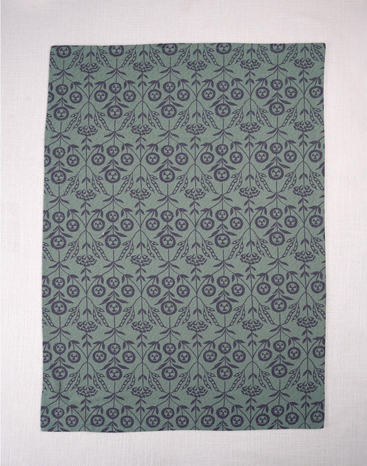 Set of 3 - Green Cotton Cloth for Kitchen/ Tea Towel