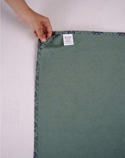 Set of 3 - Green Cotton Cloth for Kitchen/ Tea Towel