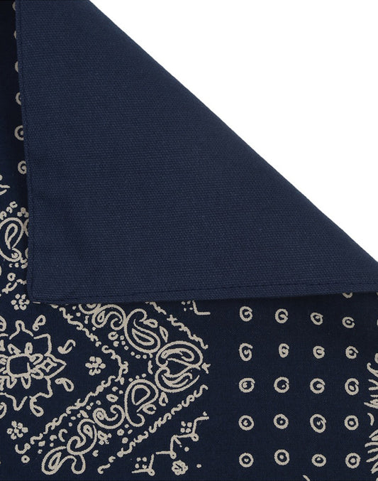 Set of 4 - Blue Cotton Placemat