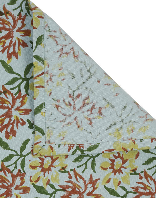 Set of 4- Blue Printed Placemat 100% cotton