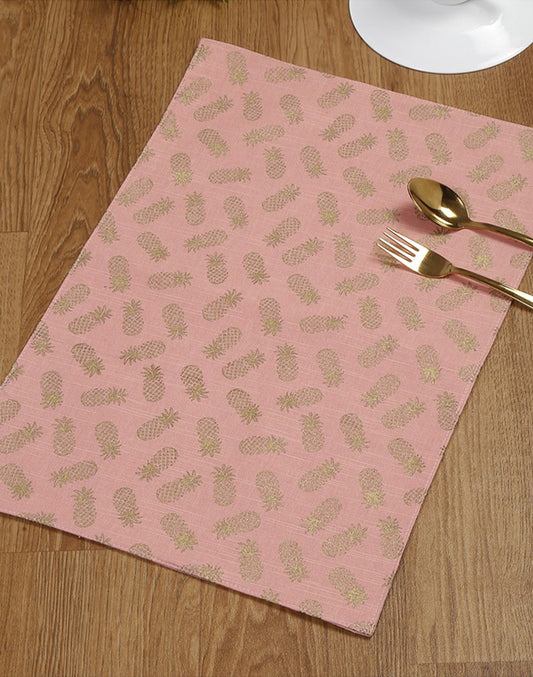 Set of 4 - Pineapple Cotton Placemat