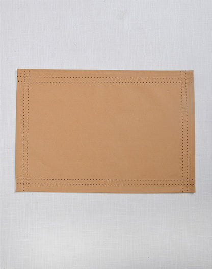 Set of 6- Cotton Placemant With Embroidery