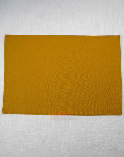 Set of 6 - Yellow Floral Placemat