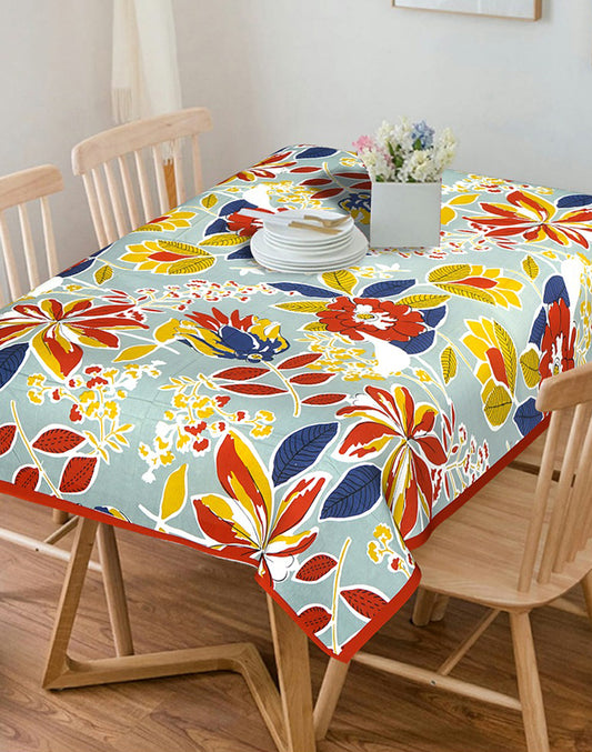 Multicolor Floral 6 Seater Table Cover