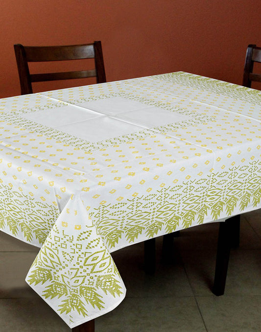Block Printed 4 Seater Cotton Table Cover