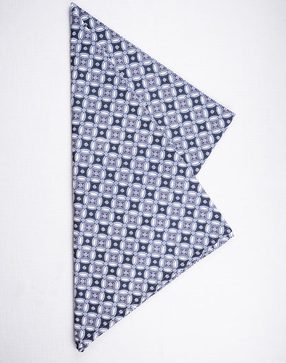 Grey Cotton 4 Seater Dining Table Cover