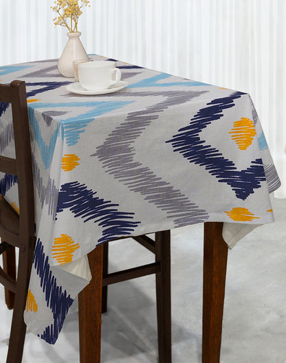 Multicolor Cotton 4 Seater Table Cover