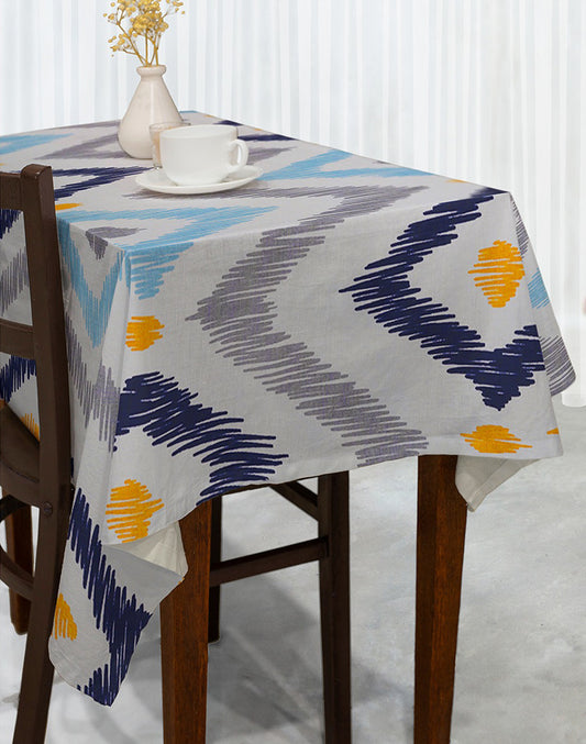 Multicolor Cotton 4 Seater Table Cover