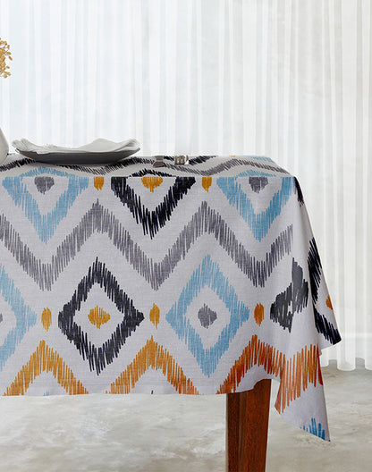 Multicolor Cotton 4 Seater Table Cover