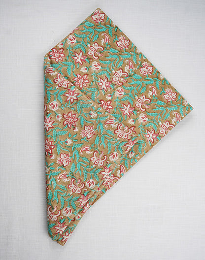 Garden Glory Cotton Floral Table Cover