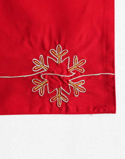 Set of 6 - Snow Flake Cotton Placemat