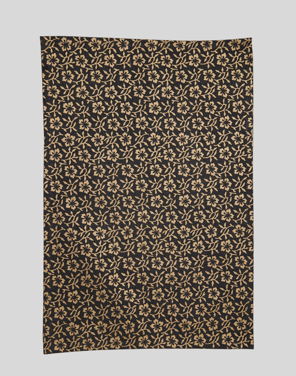 Set of 6 - Gold printed cotton placemat