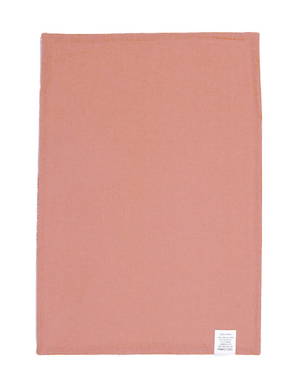 Set of 4- Orange Printed Cotton Placemat