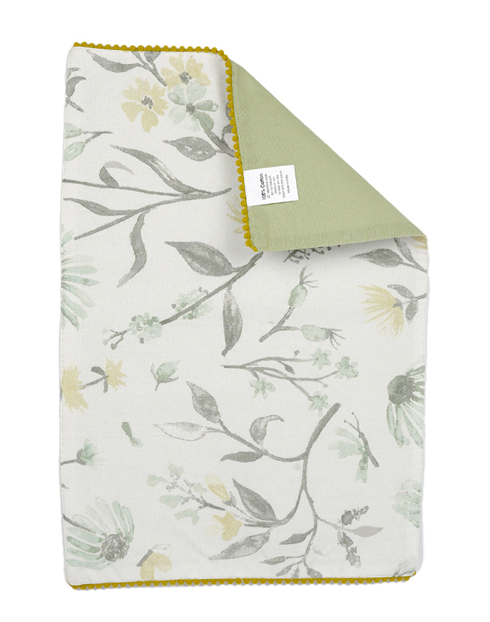 Set of 4- Leafy Print Placemat