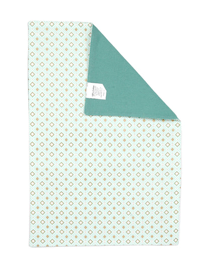 Set of 4 - Decortaive Gold Print Placemat