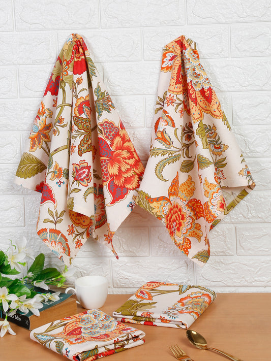 Set of 4 - Kaveri Cotton Kitchen Towel