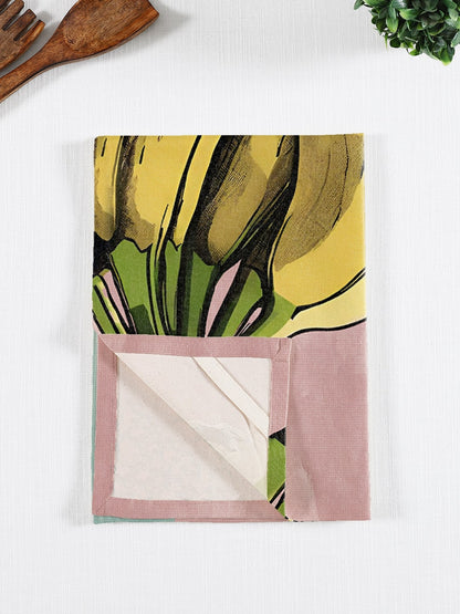 Set of 3- Banana Print Multicolor Cotton Kitchen Towel / Tea Towel