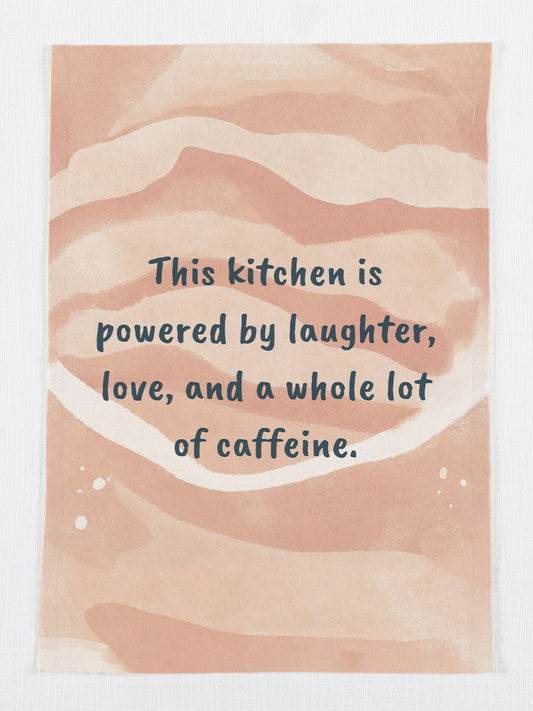 Set of 3 - PInk Cotton Tea Towel/ Kitchen Towel