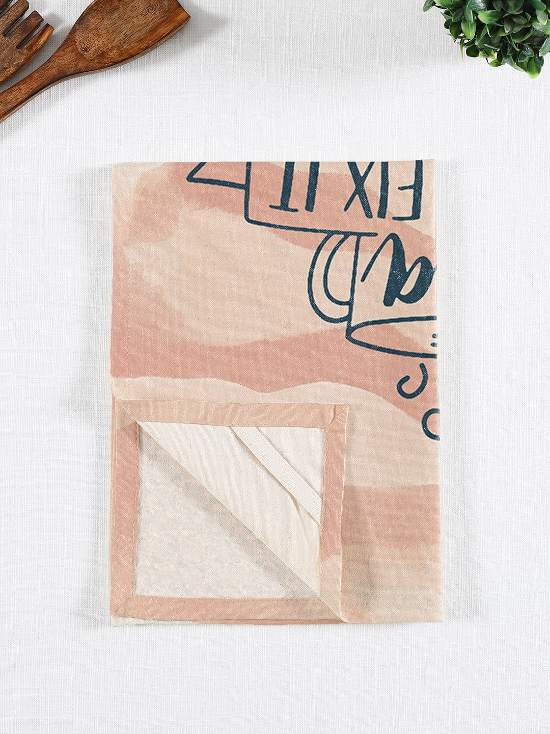 Set of 3 - PInk Cotton Tea Towel/ Kitchen Towel