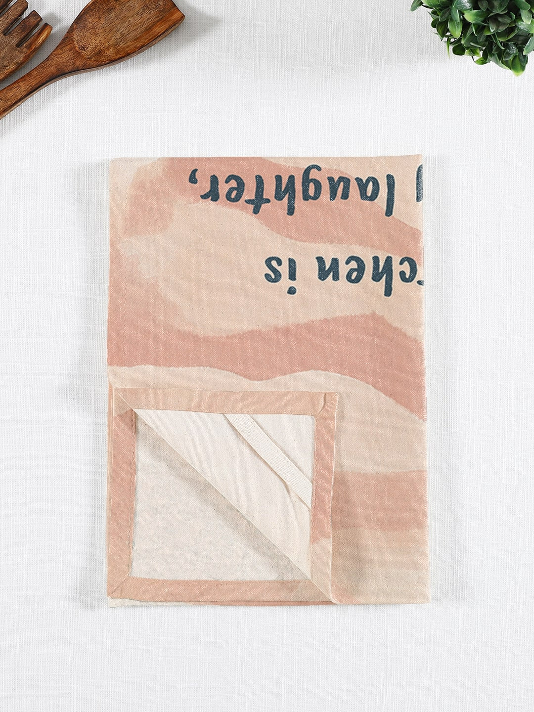 Set of 3 - PInk Cotton Tea Towel/ Kitchen Towel