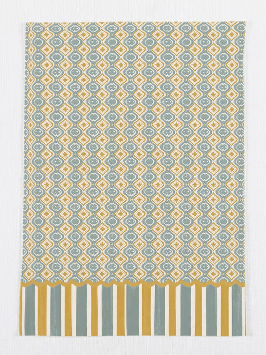 Set of 3 - Orange Geometric Multipurpose Kitchen Towel