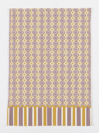 Set of 3 - Orange Geometric Multipurpose Kitchen Towel