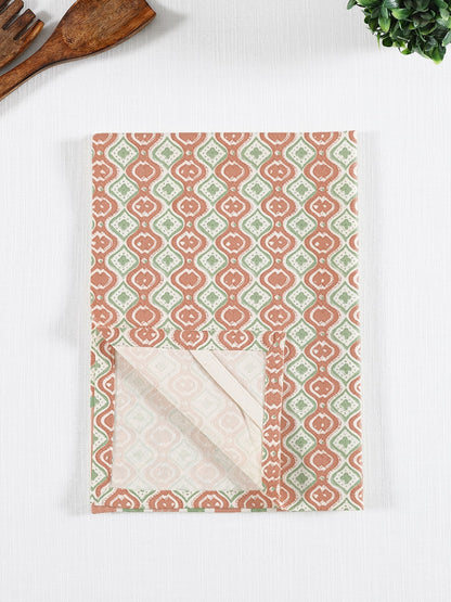 Set of 3 - Orange Geometric Multipurpose Kitchen Towel