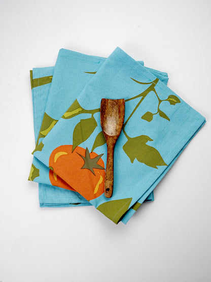 Set of 3 - Cotton Floral Tea towel/ Kitchen Towel