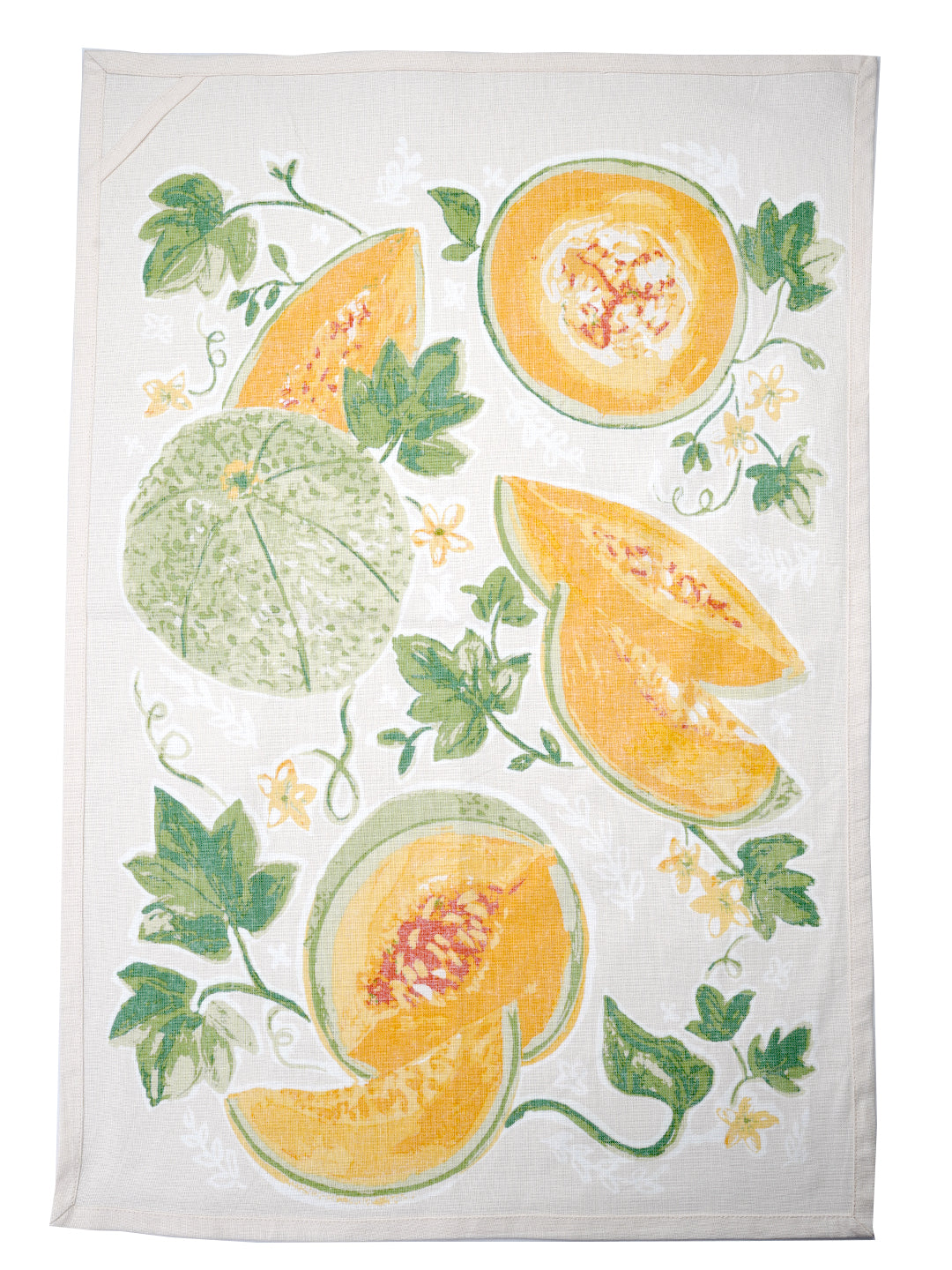 Set of 3 - Pumpkin Cotton Tea Towel / Kitchen Towel