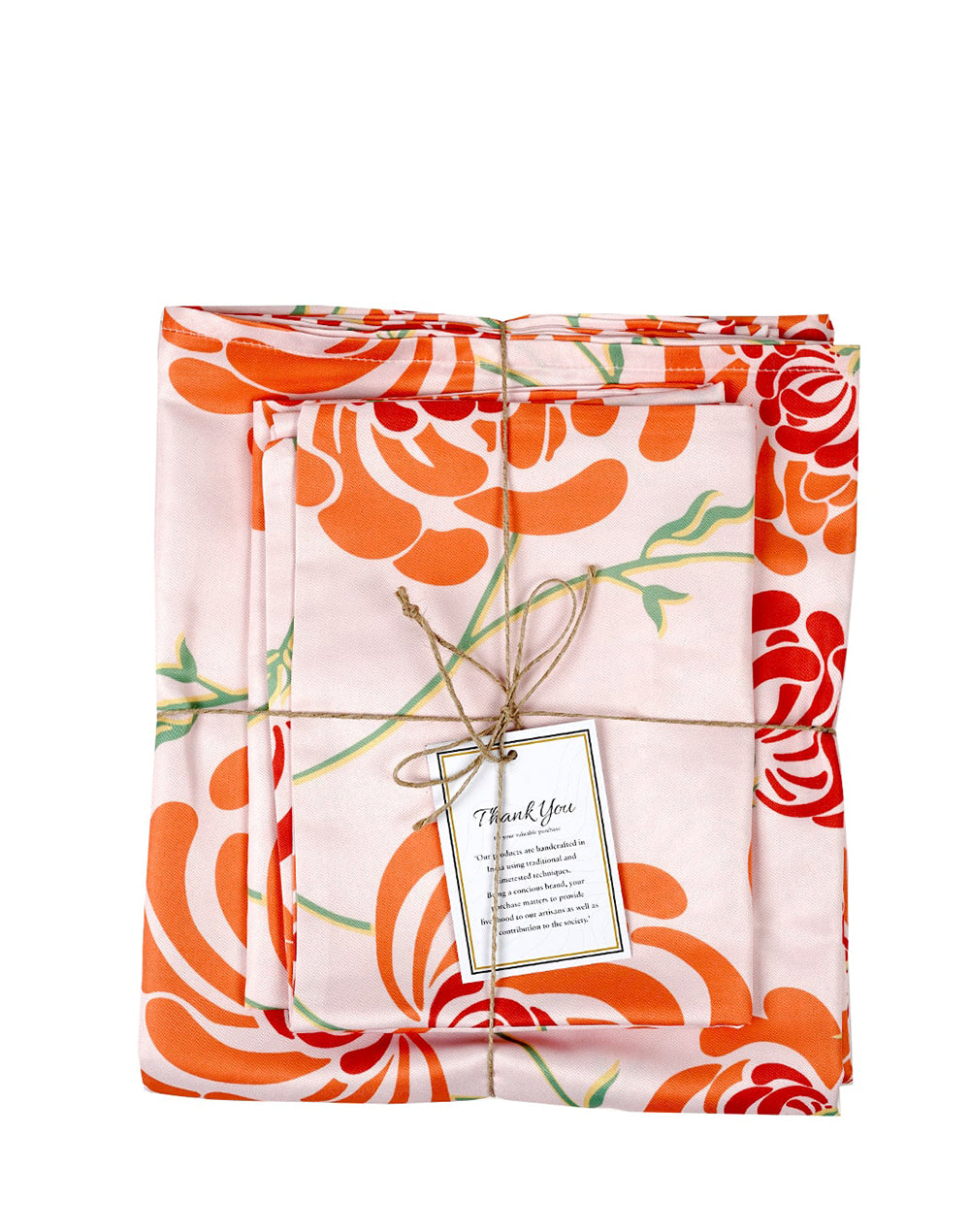 Single - Multicolor Floral Bedsheet with Pillow Cover