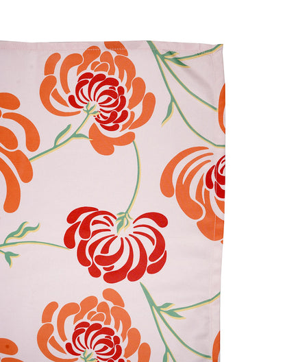 Single - Multicolor Floral Bedsheet with Pillow Cover