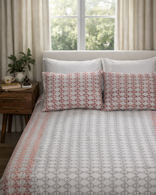 Bhoomi Bedsheet Set with 2 Pillow Covers