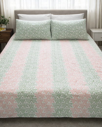 Vatika Bedsheet Set with 2 Pillow Covers